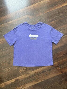 Rebellious One "dump him" Baby Tee